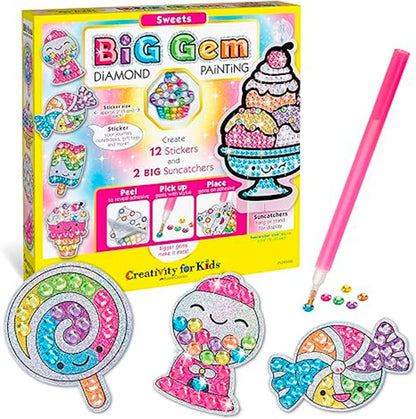 Big Gem Diamond Painting - Sweets - Best for Ages 6 to 11 - US 9756