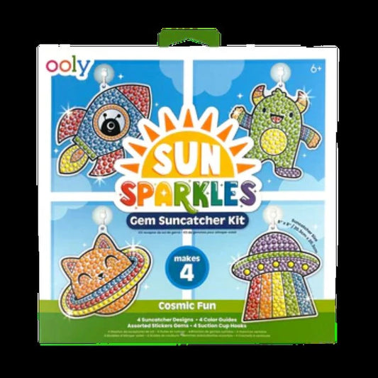 Cosmic Fun Sun Sparkles Gem Suncatcher Kit - Best for Ages 6 to 9 - US 4006