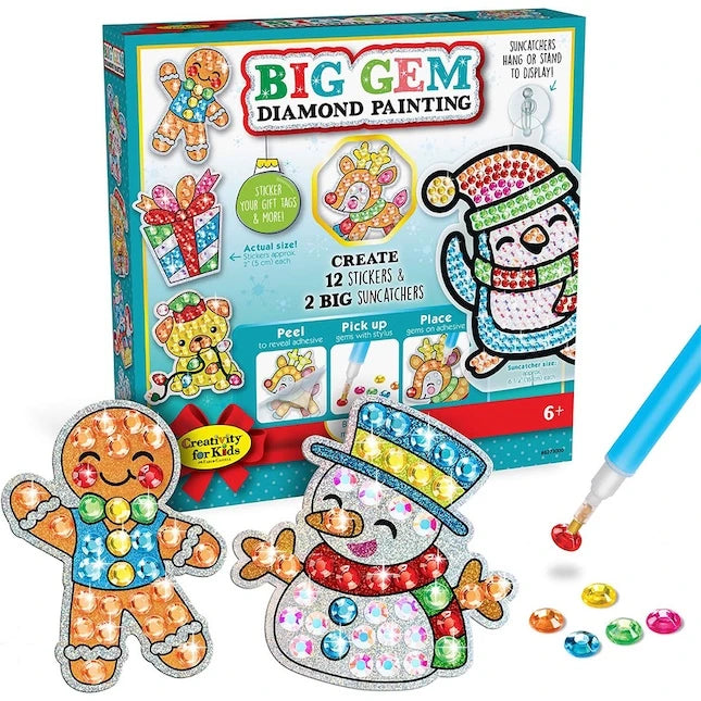 Big Gem Diamond Painting - Holiday - Best for Ages 6 to 11 - US 8914