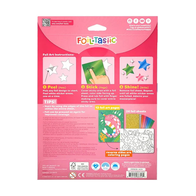 Foil-Tastic Foil Art Kit - Whimsical World - Best for Ages 6 to 11 - US 4155