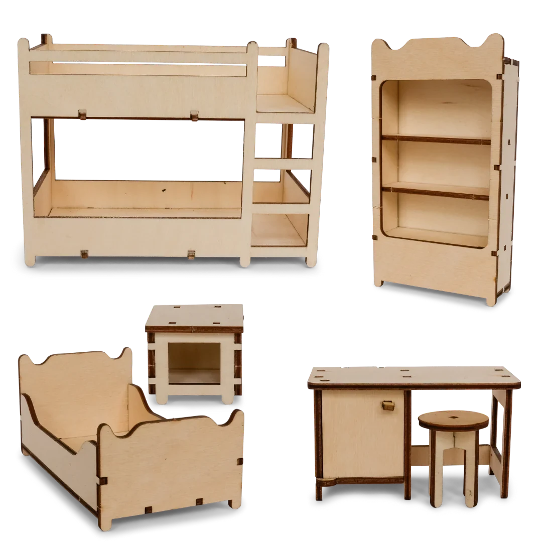 The Mouse Mansion Furniture - Kid's Room - Best for Ages 6 to 9 - US 3203