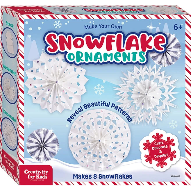 Make Your Own Snowflake Ornaments - Best for Ages 6 to 12 - US 2635
