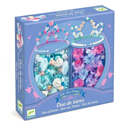 Blue Duo Bead Tiaras - Best Arts &amp; Crafts for Ages 6 to 10 - US 8978
