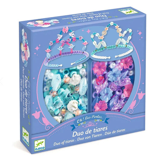 Blue Duo Bead Tiaras - Best Arts &amp; Crafts for Ages 6 to 10 - US 8978