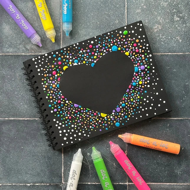 Dot-A-Lot Brights Dimensional Craft Paints - Best for Ages 6 to 11 - US 1900