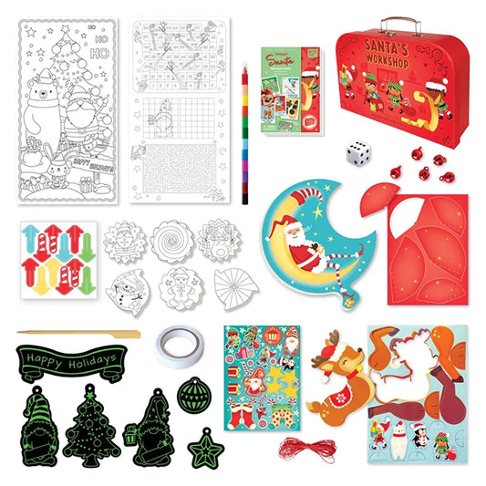 Totally Santa Holiday Workshop Activity Set - Best for Ages 6 to 11 - US 0988