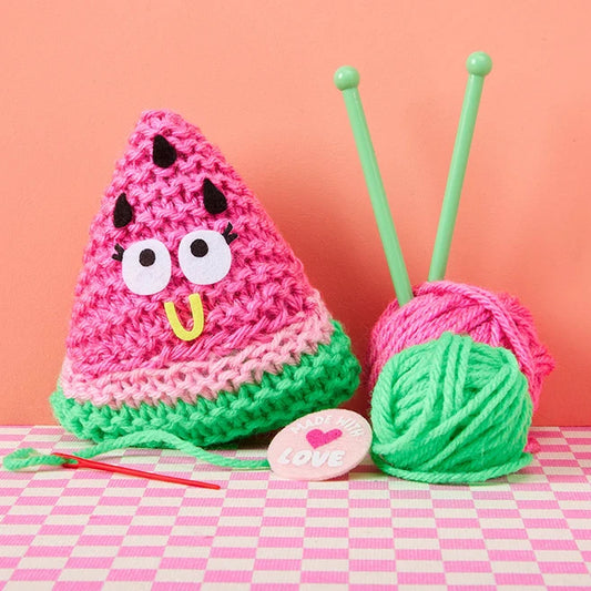 Snack Knit Kit - Watermelonie - Best Arts &amp; Crafts for Ages 8 to 12 - US 1677