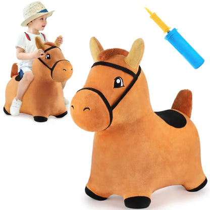 Bouncy Pals - Brown Horse - Best Active Play for Babies - US 6598