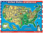 USA Map Sound Puzzle - Best History &amp; Geography for Babies - US 8419