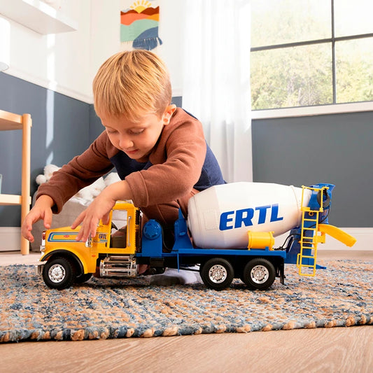 1:16 Big Farm Peterbilt Semi With Cement Mixer - Best for Ages 3 to 6 - US 3659