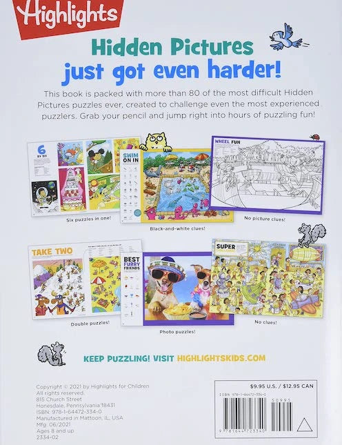 Highlights The Hardest Hidden Pictures Book Ever - US 1022