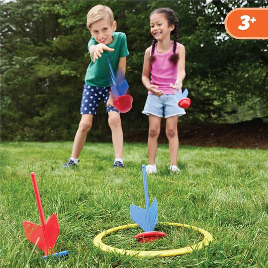 Kidoozie - Bulls Eye Lawn Darts - Best Active Play for Ages 3 to 9 - US 2159