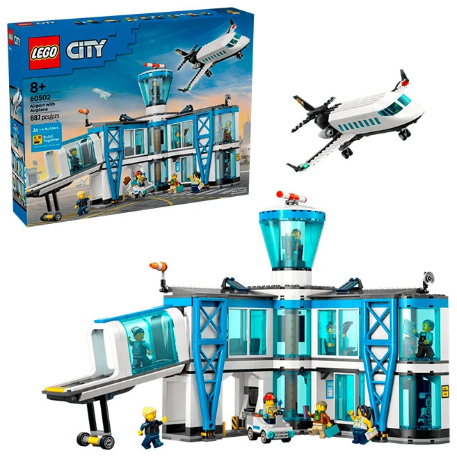 LEGO® City Airport with Airplane - Best for Ages 8 to 12 - US 1539