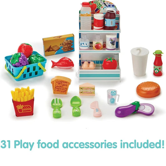 Kidoozie - Chill &amp; Fill Refrigerator Playset - Best for Ages 3 to 8 - US 6030
