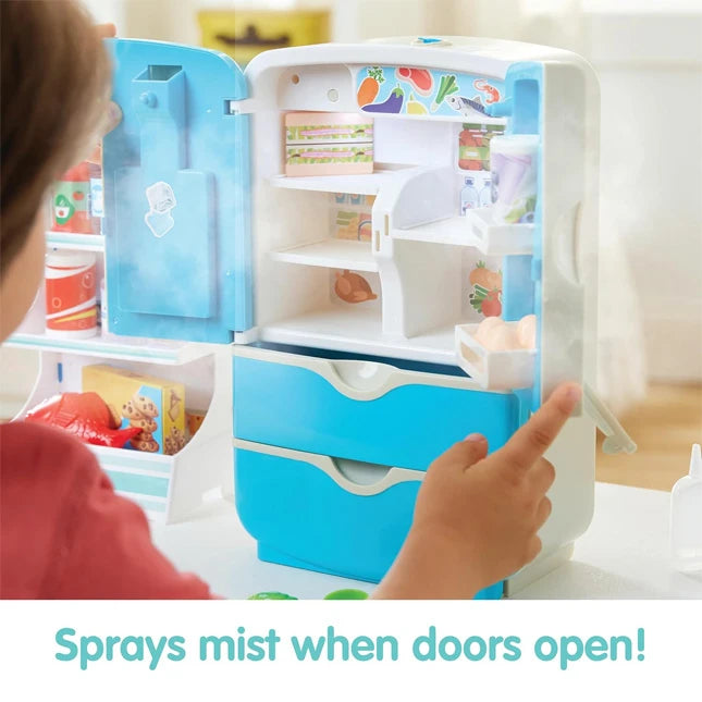 Kidoozie - Chill &amp; Fill Refrigerator Playset - Best for Ages 3 to 8 - US 6030