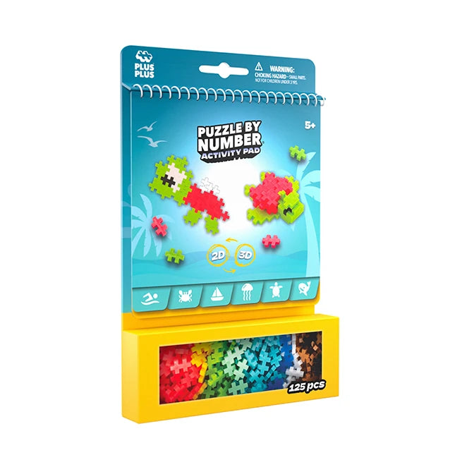 Plus-Plus Activity Pad - Ocean - Best Arts &amp; Crafts for Ages 5 to 10 - US 6558