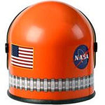 Youth Astronaut Helmet - Orange - Best for Ages 6 to 9 - US 3330