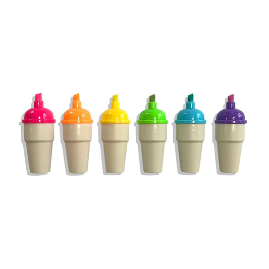 Sweet Scoops Strawberry Scented Neon Highlighters - US 2564