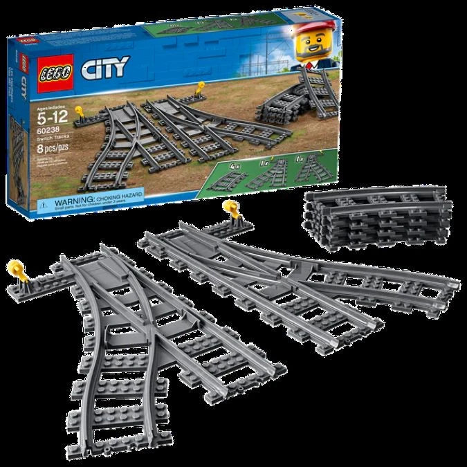 LEGO City Trains - Switch Tracks - Best for Ages 5 to 10 - US 3305
