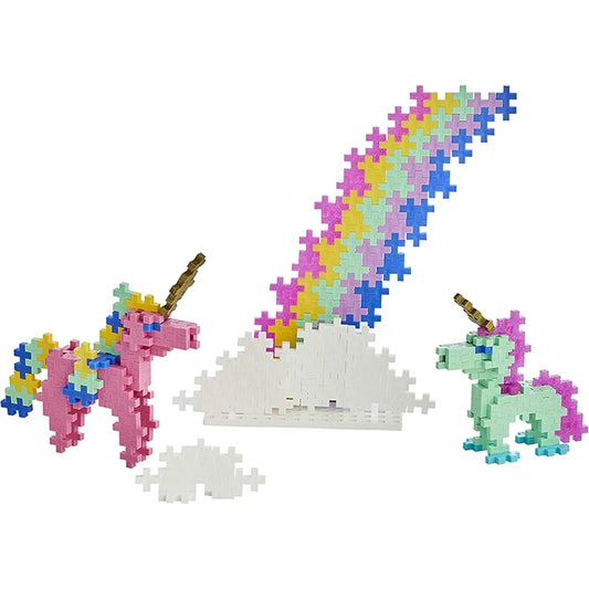 Plus-Plus Learn to Build - Unicorns - Best for Ages 5 to 10 - US 4215