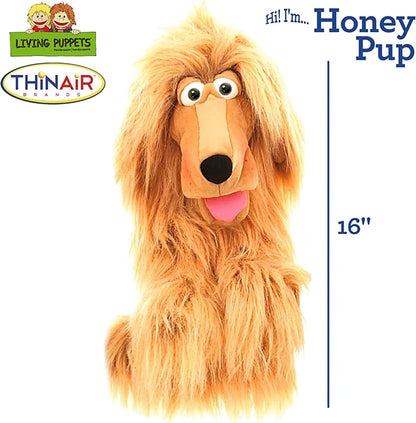 Living Puppets 16 inch - Honey Pup - Best Plush for Ages 3 to 8 - US 8304