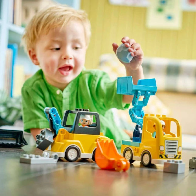 LEGO DUPLO Town - 3 in 1 Construction Vehicles - Best for Ages 2 to 5 - US 2450