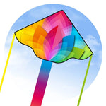Simple Flyer Rainbow Flower Kite - 47 inch - Best for Ages 5 to 10 - US 8429