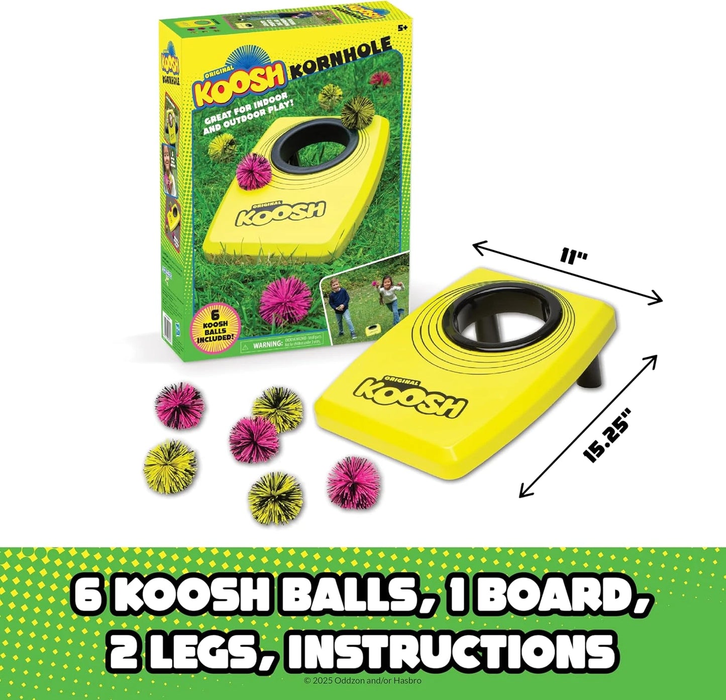 Koosh Kornhole - Best Active Play for Ages 5 to 10 - Fat Brain Toys - US 8426