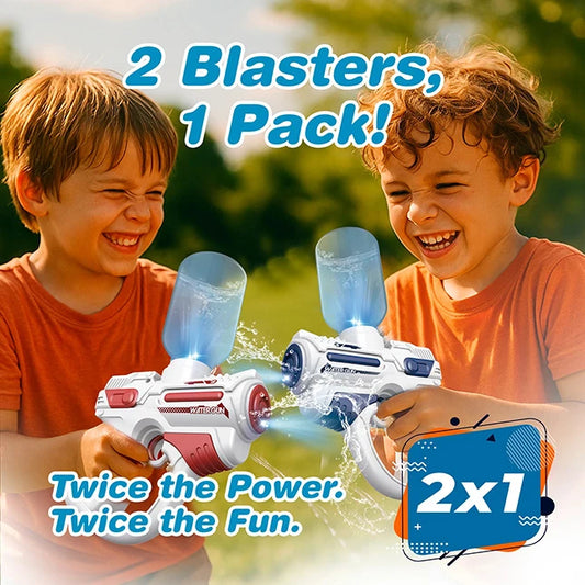 Dual Pack Water Blasters - Best Active Play for Ages 6 to 9 - US 6617