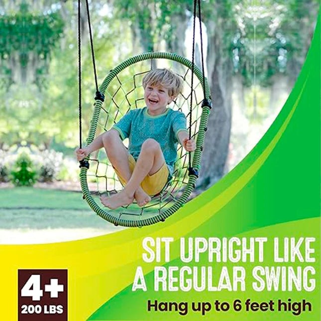 Swurfer Woval - Oval Web Swing - Best Active Play for Ages 4 to 11 - US 9865
