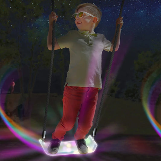 Light Up The Fun LED Swing - Best Active Play for Ages 3 to 10 - US 8148