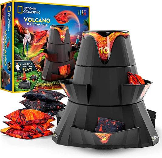National Geographic Volcano Bean Bag Toss - Best for Ages 3 to 12 - US 2362