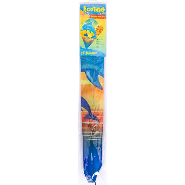 Eddy Dolphin Sunset Kite - 28 inch - Best Active Play for Ages 5 to 10 - US 4914