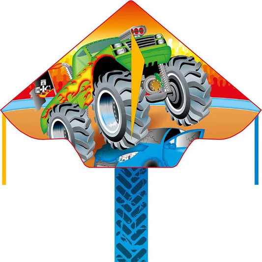 Simple Flyer Monster Truck Kite - 47 inch - Best for Ages 5 to 10 - US 3894