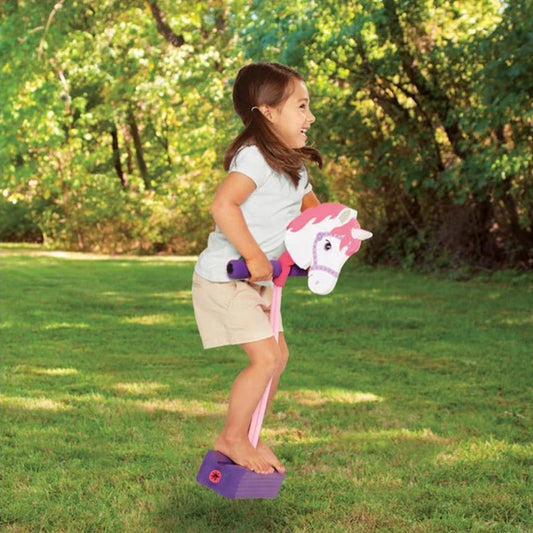Kidoozie Hop &amp; Squeak Unicorn Pogo Jumper - Best for Ages 3 to 4 - US 4160
