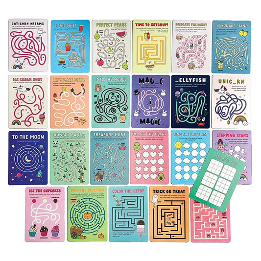 Mini Mazes Activity Cards - Best Brainteasers for Ages 4 to 8 - US 7856