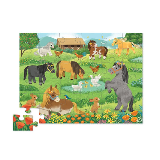 36pc Shaped Box Puzzle - Pretty Ponies - Best Puzzles for Ages 3 to 7 - US 0567