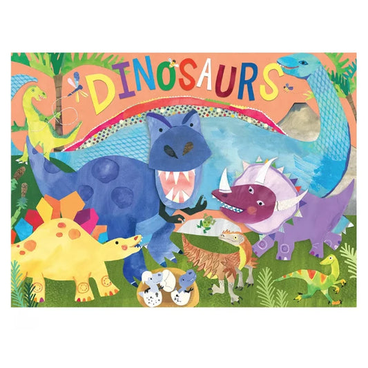 Dinosaurs 24pc Puzzle - Best Puzzles for Ages 3 to 9 - Fat Brain Toys - US 8093
