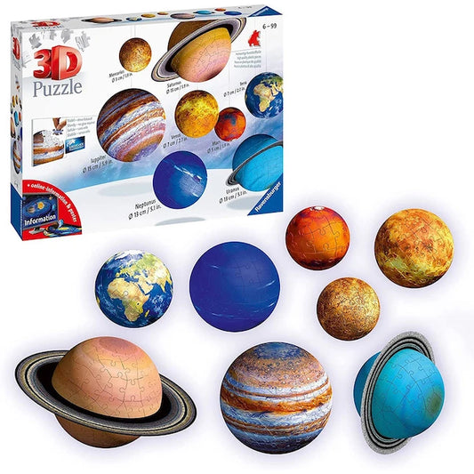 3D Solar System Puzzle - Best Puzzles for Ages 6 to 10 - US 7125