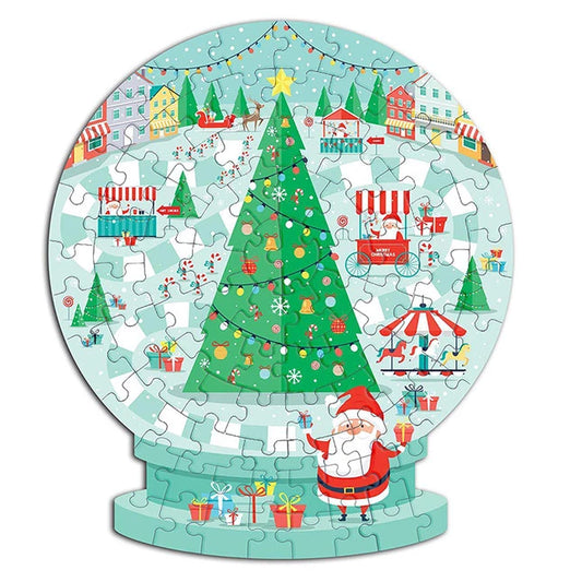 Snow Globe Shape Puzzle in Storage Box - Best Games for Ages 6 to 9 - US 2821