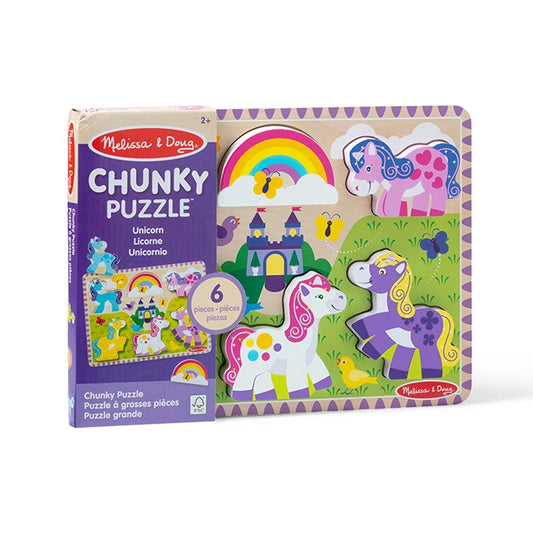 Unicorn Chunky Puzzle - - Fat Brain Toys - US 8223