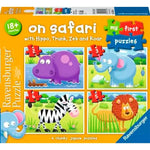 My First Puzzles - On Safari - Best Puzzles for Ages 2 to 6 - US 6542