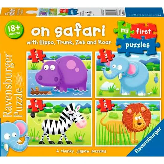 My First Puzzles - On Safari - Best Puzzles for Ages 2 to 6 - US 6542