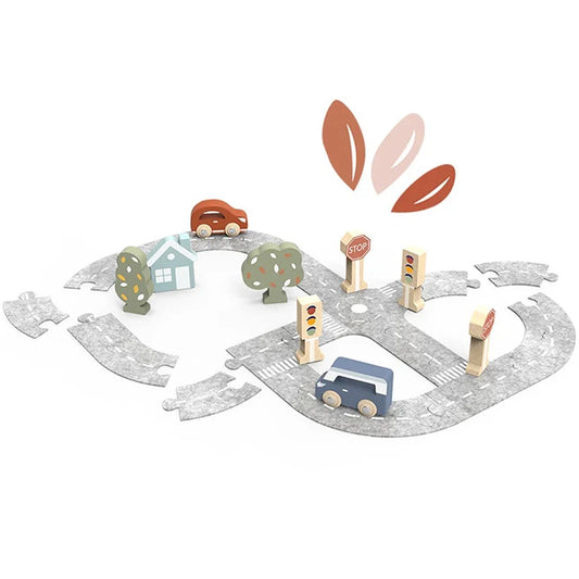 Speedy Monkey Car Track Puzzle - - Fat Brain Toys - US 4526
