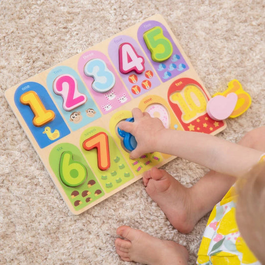 Let's Count To 10 Puzzle - Best Early Learning Toys for Babies - US 9143