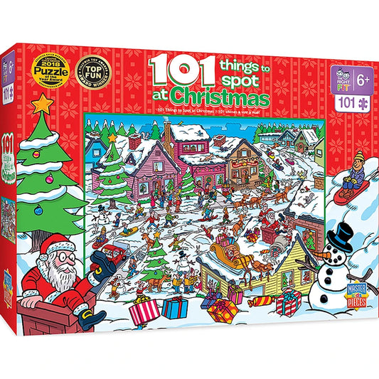 101 Things to Spot at Christmas - 101 pc - Best for Ages 6 to 9 - US 1984