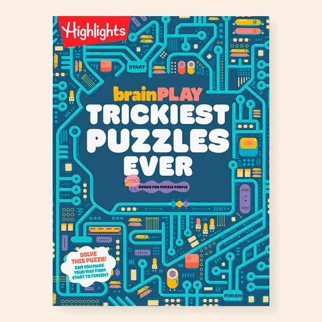 Highlights brainPLAY Trickiest Puzzles Ever - Best for Ages 7 to 12 - US 2357