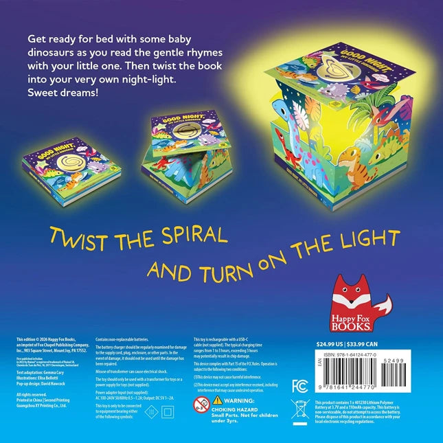 Good Night My Little Dinosaur - Best Books for Ages 2 to 5 - US 5081