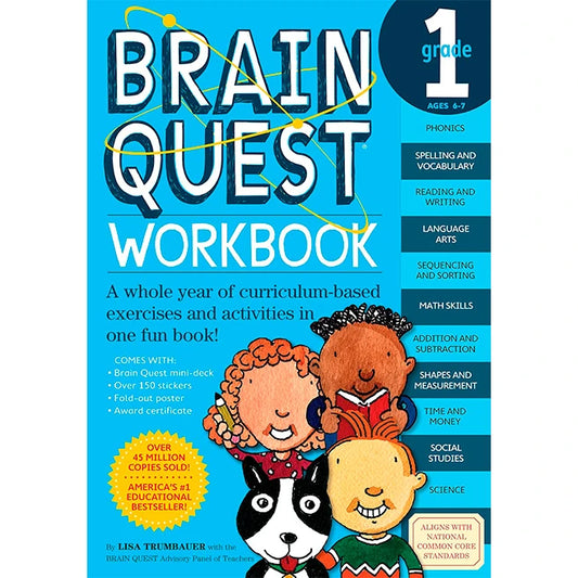 Brain Quest Math Workbook - 1st Grade - - Fat Brain Toys - US 2762