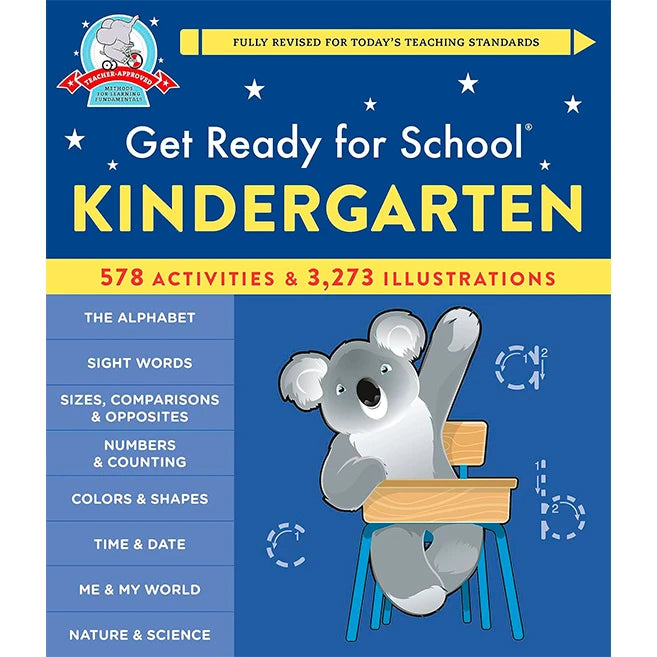 Get Ready For School - Kindergarten - Best Books for Ages 5 to 7 - US 5789